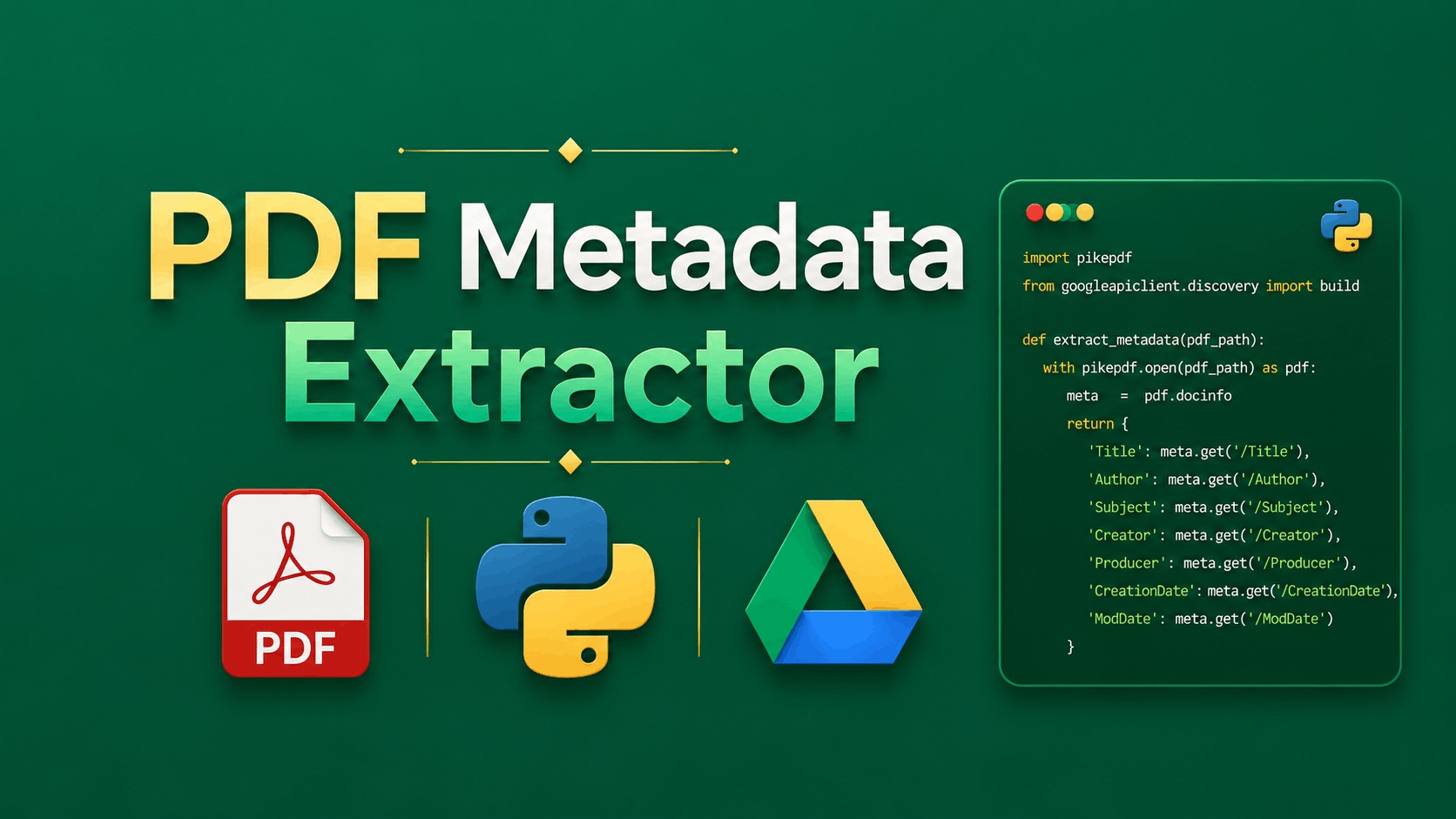 PDF Metadata Extractor